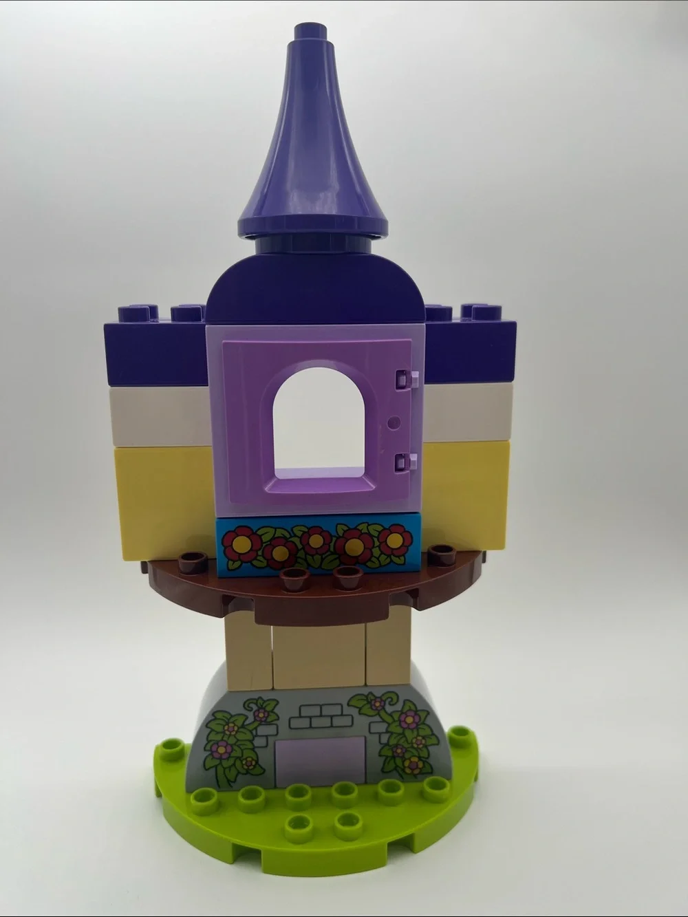 LEGO DUPLO Purple & Yellow Princess Tower Playset with Mini Figure